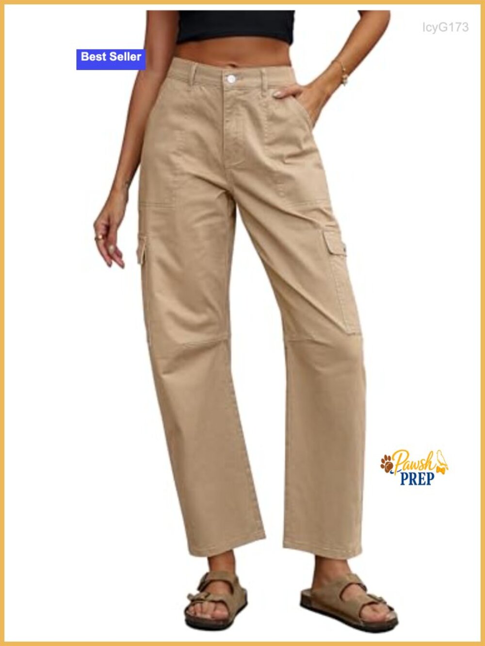 High Waisted Barrel Jeans Women Cargo Ankle Pants Wide Leg Baggy Utility Denim